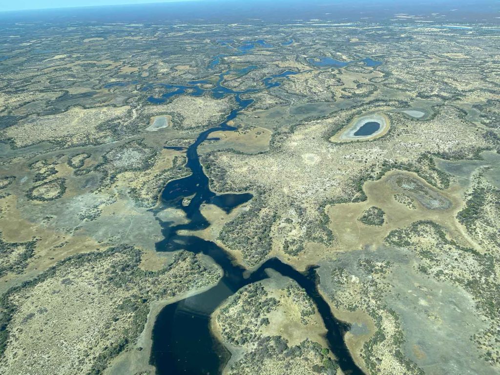 Aerial Views of Okavango Delta - Sun Destinations - Discover Africa's ...