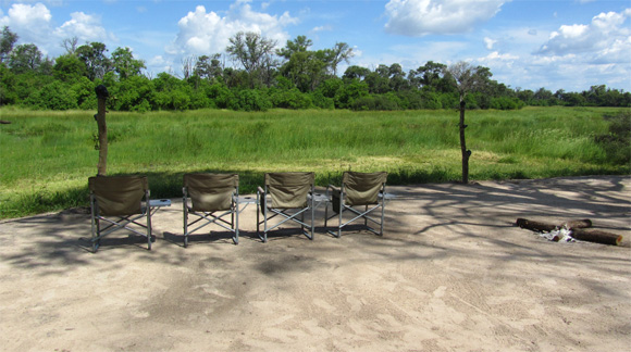 Outside Dining Area Camp Machaba