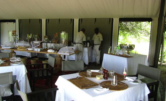 Dining Area at Camp Machaba