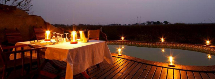 Mapula Lodge at Night