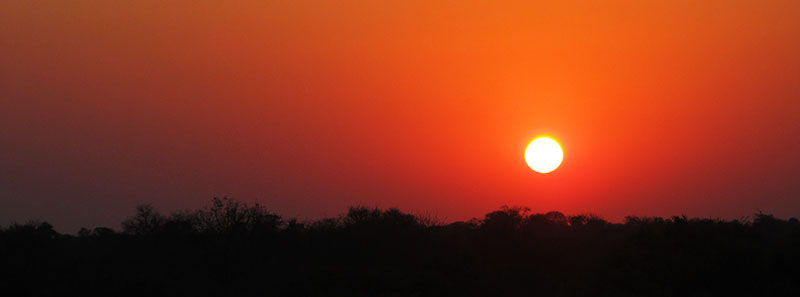 Sunset within Klaserie Private Nature Reserve