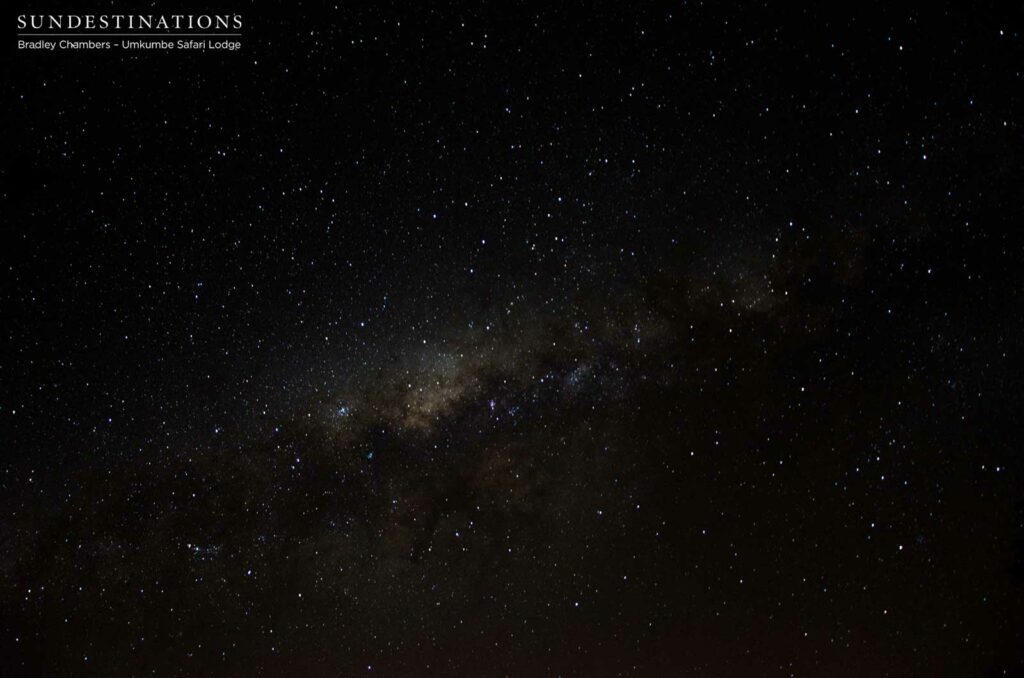 Milky way seen from Umkumbe Safari Lodge Milky way seen from Umkumbe Safari Lodge