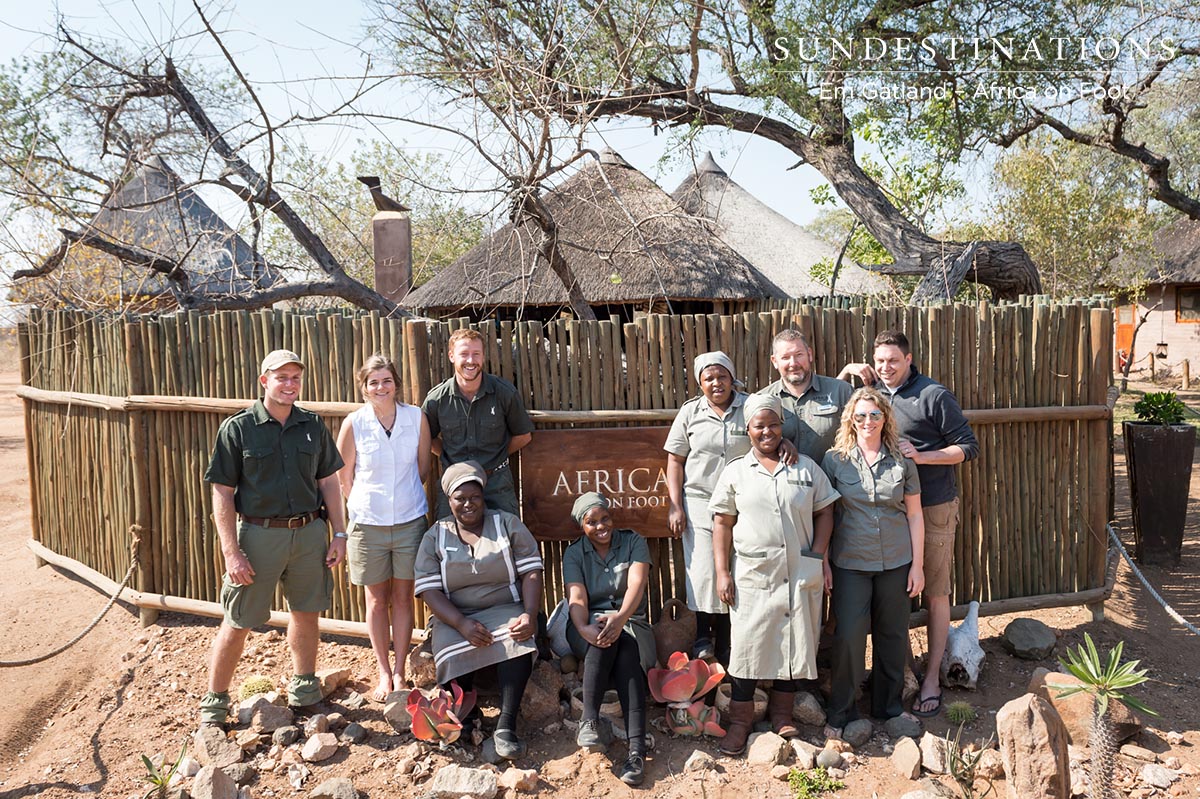 Team at Africa on Foot