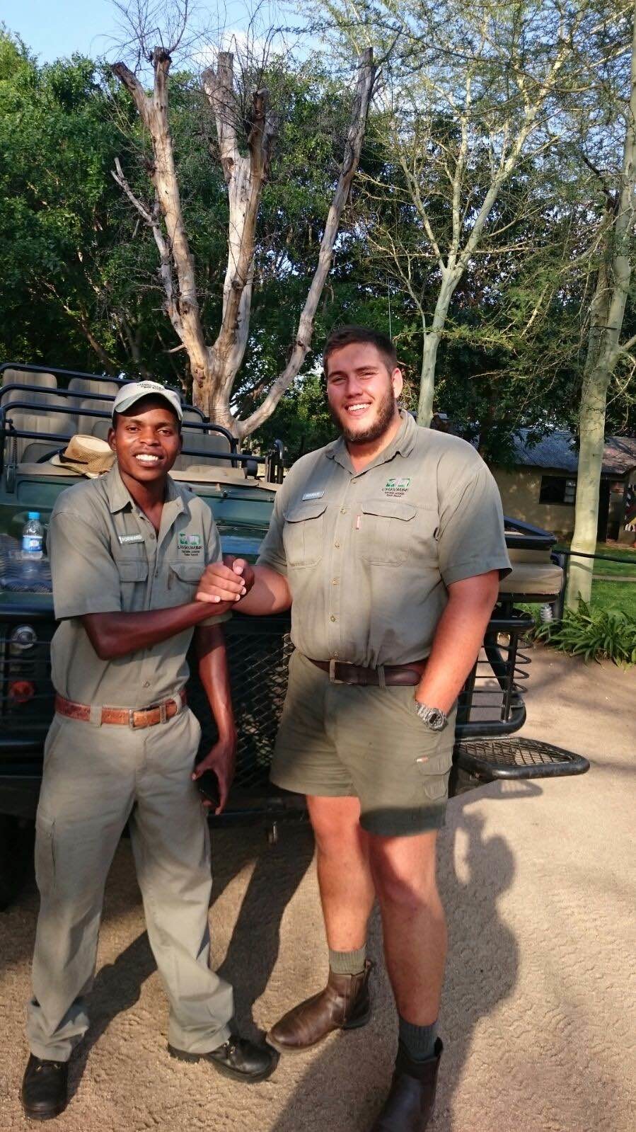 Tracker Forward and Marius Zeilinga