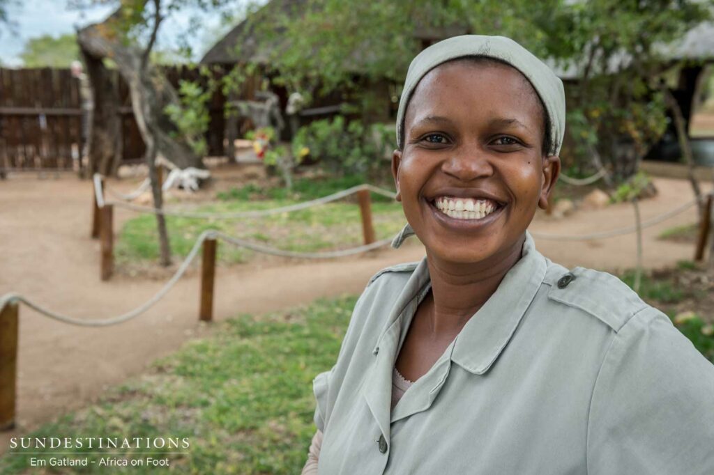 Ellie - housekeeping at Africa on Foot