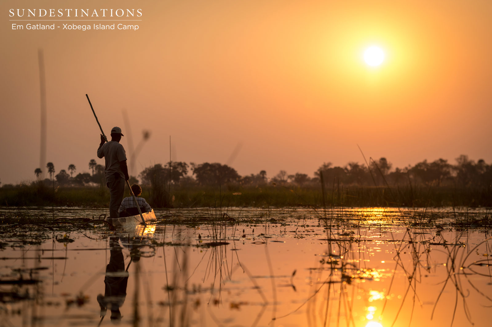 Xobega Island Delta Sunset
