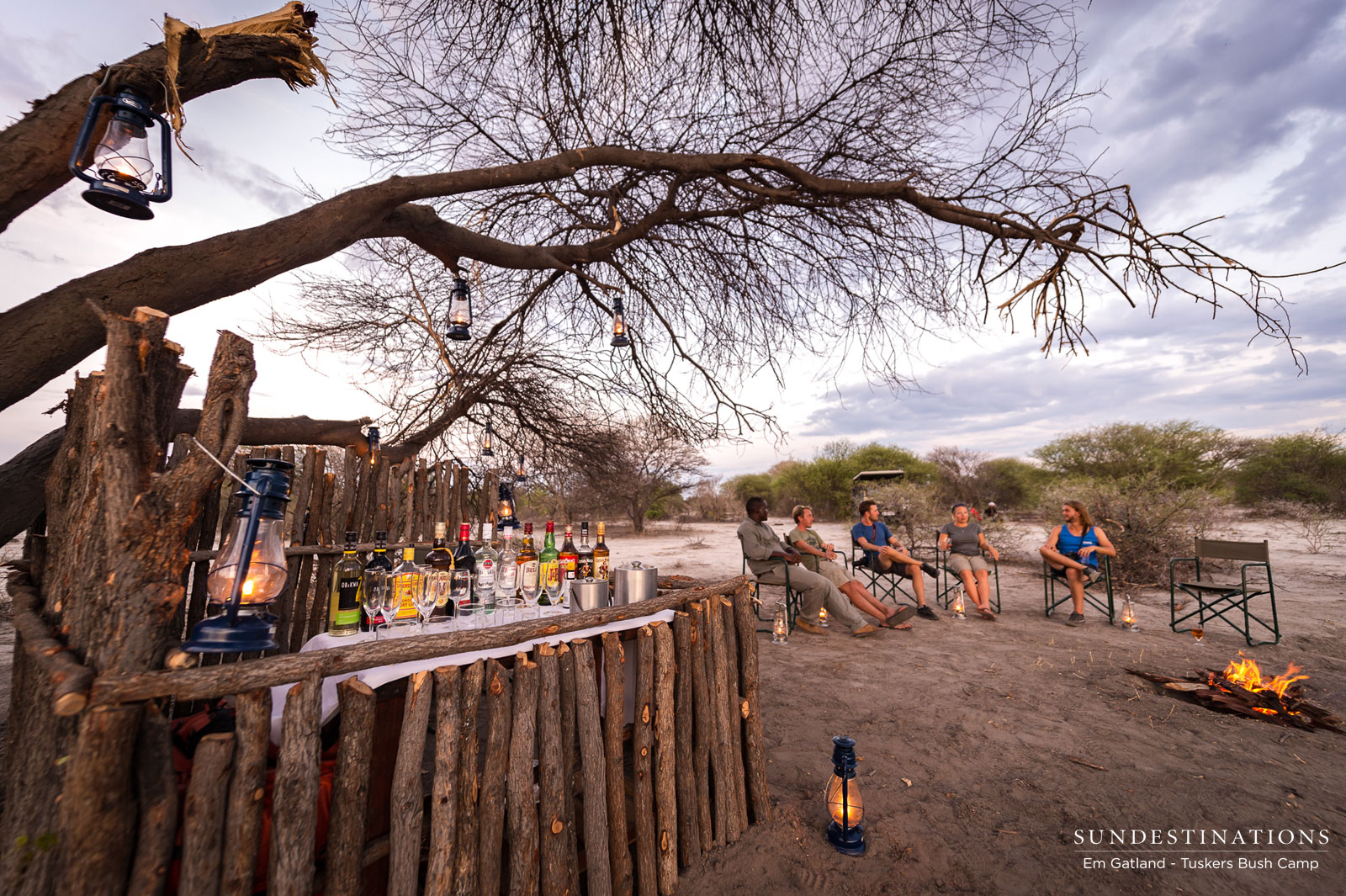 Relaxing at the Bush Bar Relaxing at the Bush Bar
