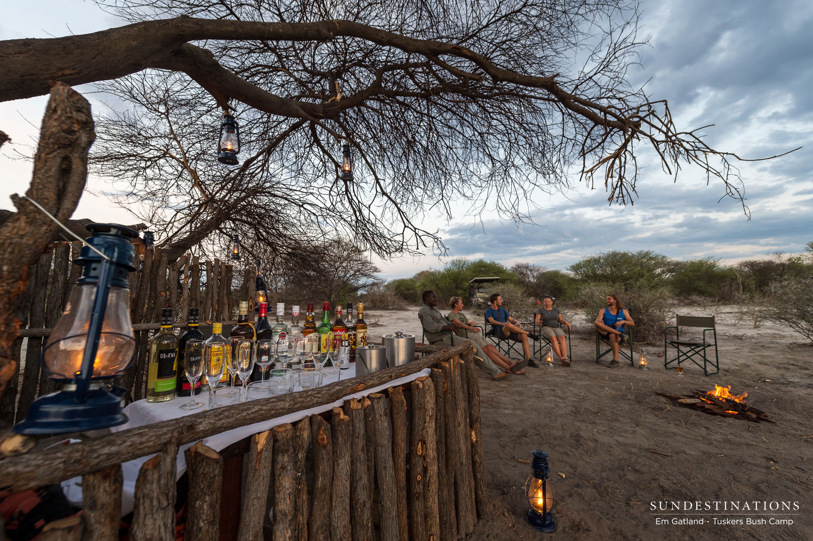 Firepit at Tuskers Bush Camp Firepit at Tuskers Bush Camp