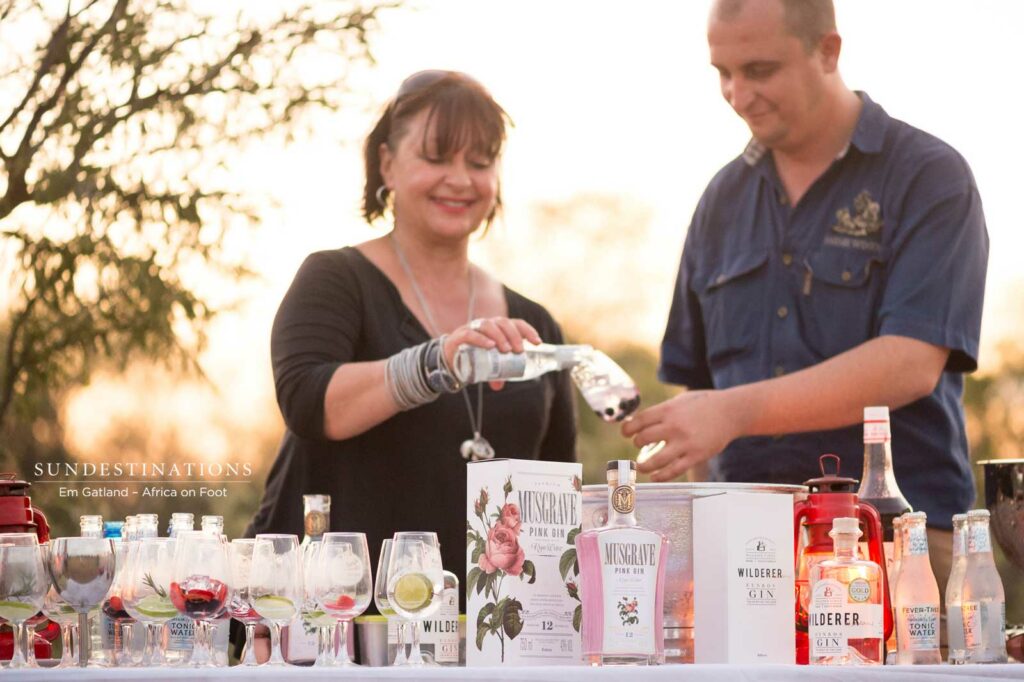 Gin Tasting on Safari in Klaserie
