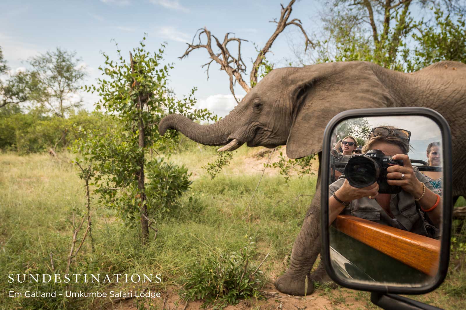 Em Gatland with Elephants