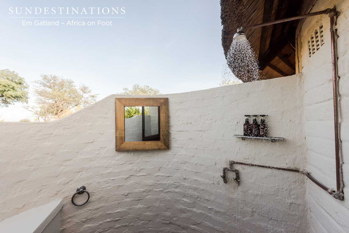 Shower at Africa on Foot