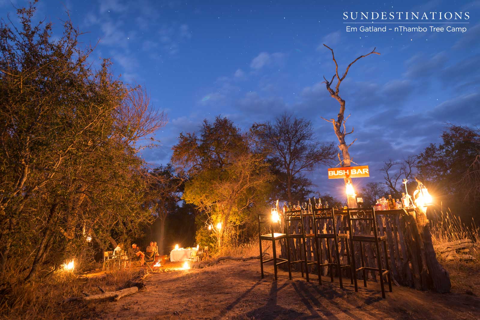 Bush Bar at Sunset Bush Bar at Sunset