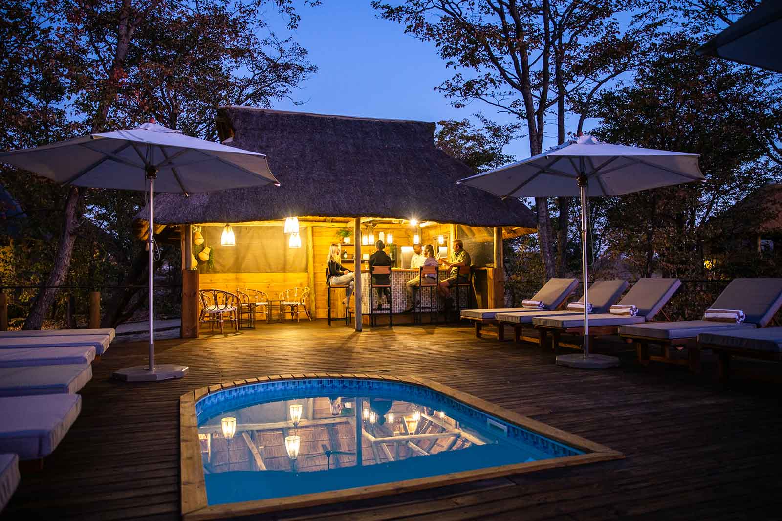 Mankwe Tented Retreat Pool and Deck