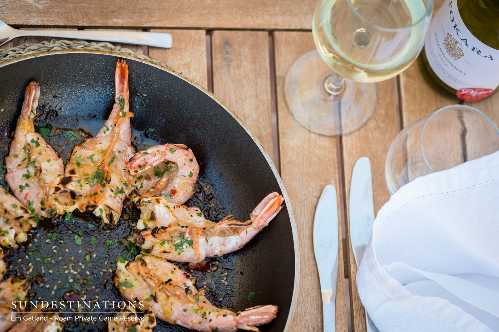 Prawns at Roam Safari Lodge Prawns at Roam Safari Lodge