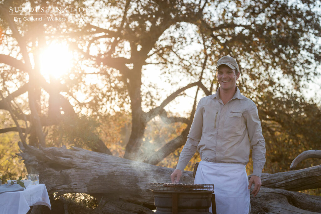 Sundowners with Walkers Bush Villa