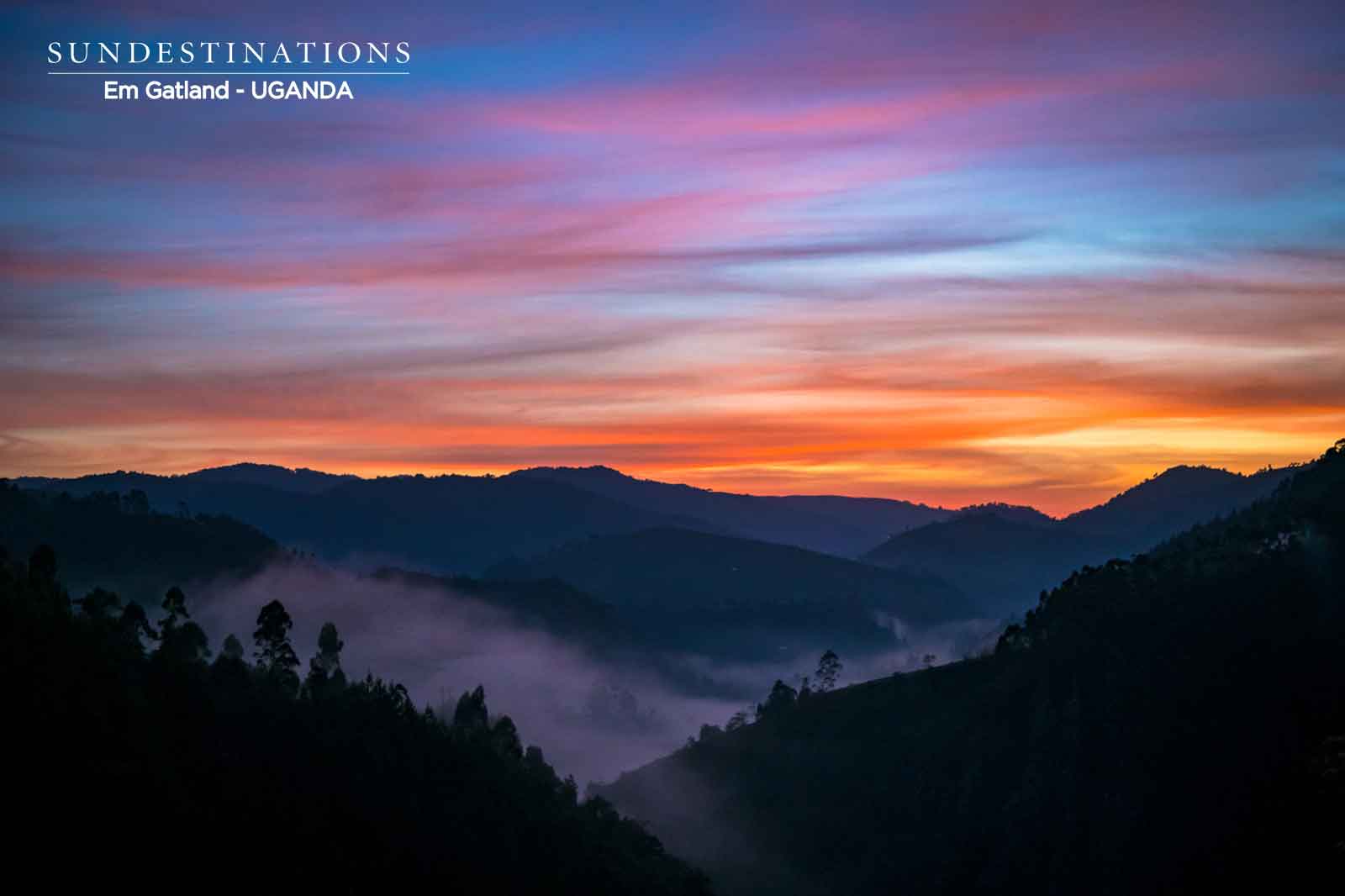 Uganda Sunset Scenes Uganda Sunset Scenes