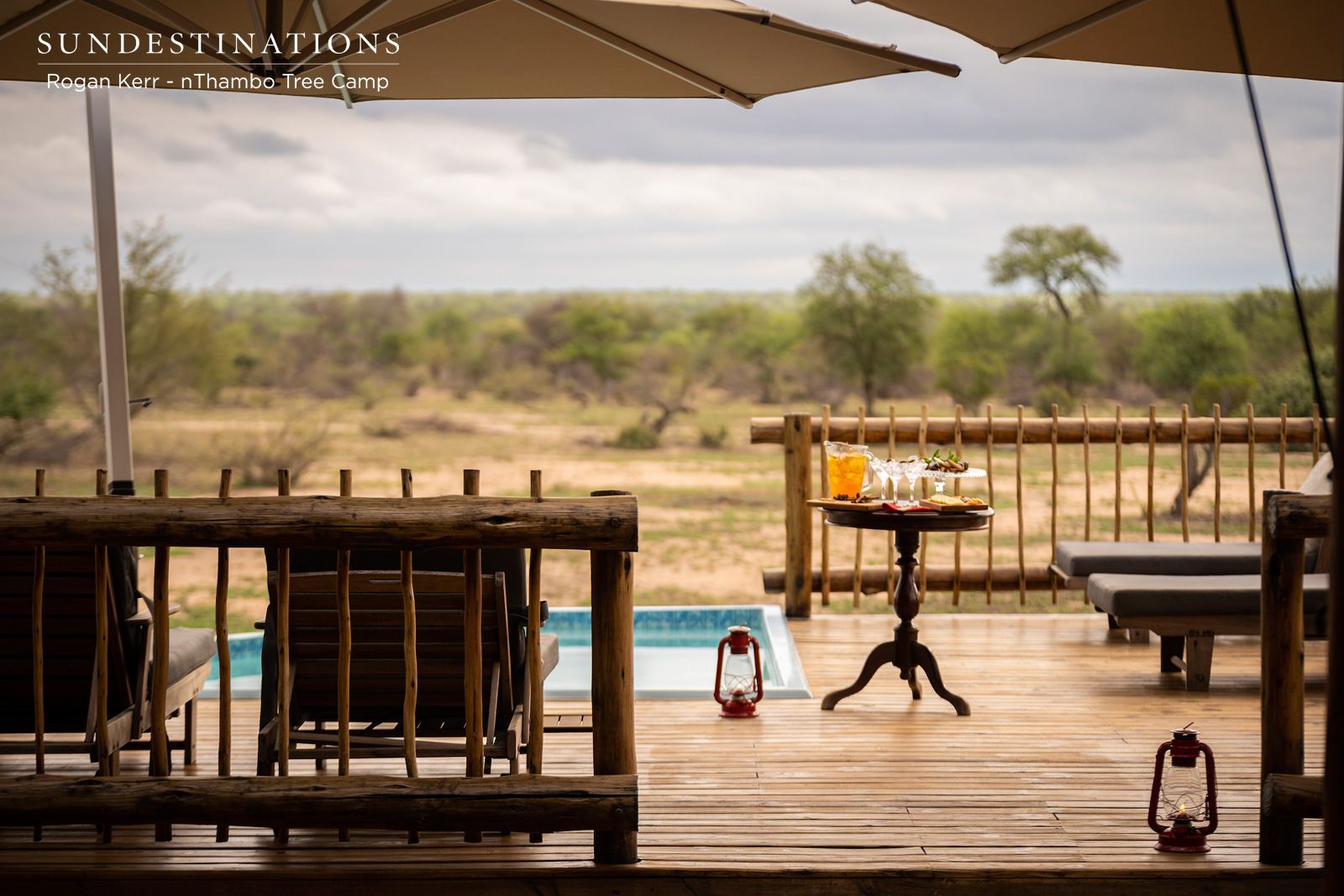 Wooden Balcony at nThambo Wooden Balcony at nThambo