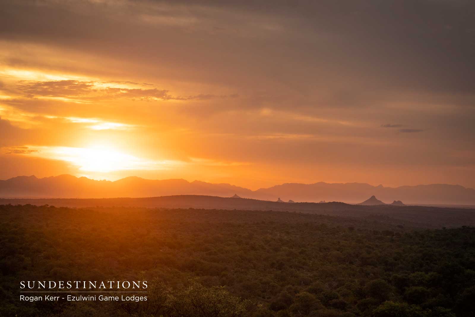 Sunset at Ezulwini Game Lodges Sunset at Ezulwini Game Lodges
