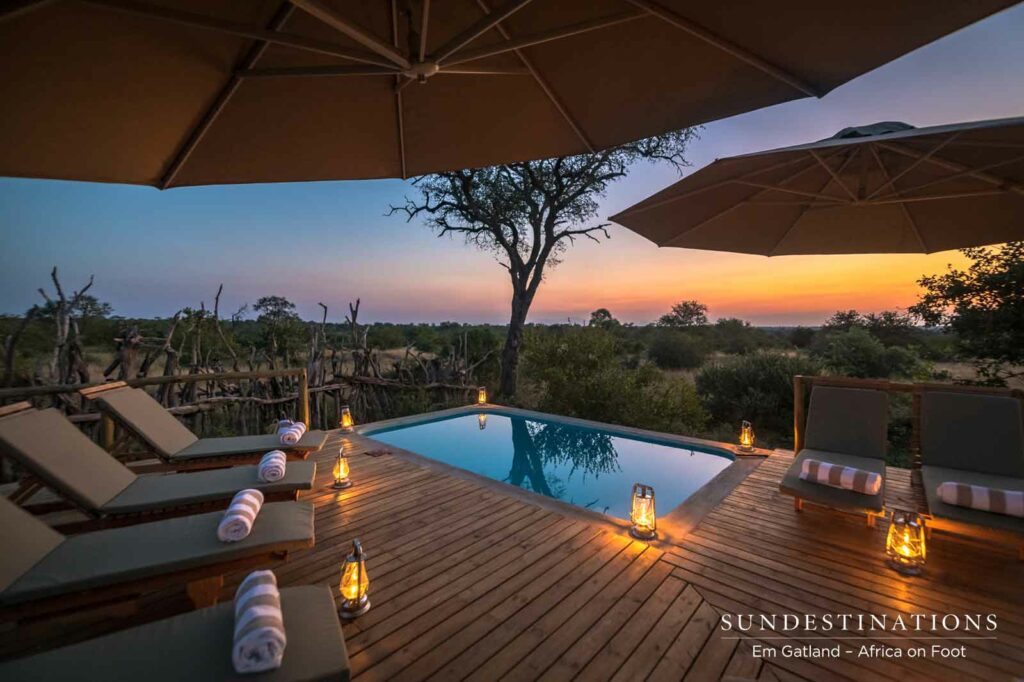 Sunset at the New Pool