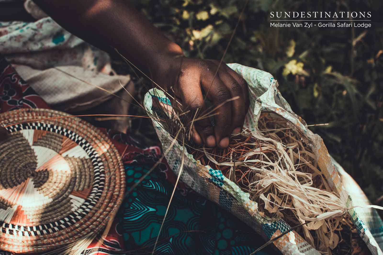 Basket Weaving at Gorilla Safari Lodge Basket Weaving at Gorilla Safari Lodge