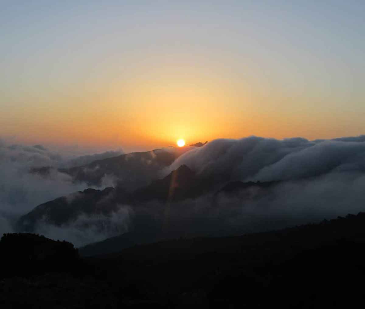 Sunset at Kilimanjaro Sunset at Kilimanjaro