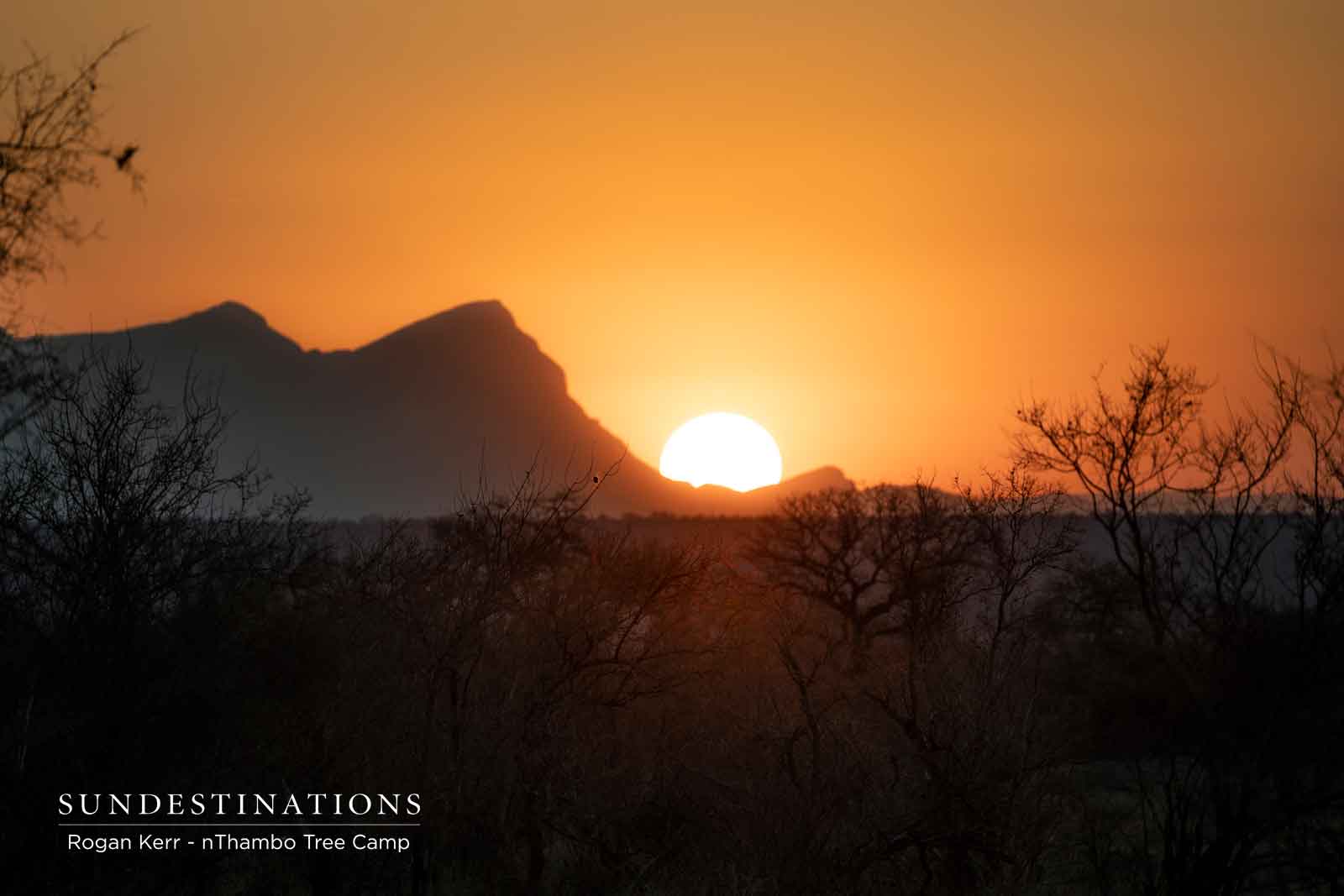 Sunsets at nThambo Tree Camp Sunsets at nThambo Tree Camp