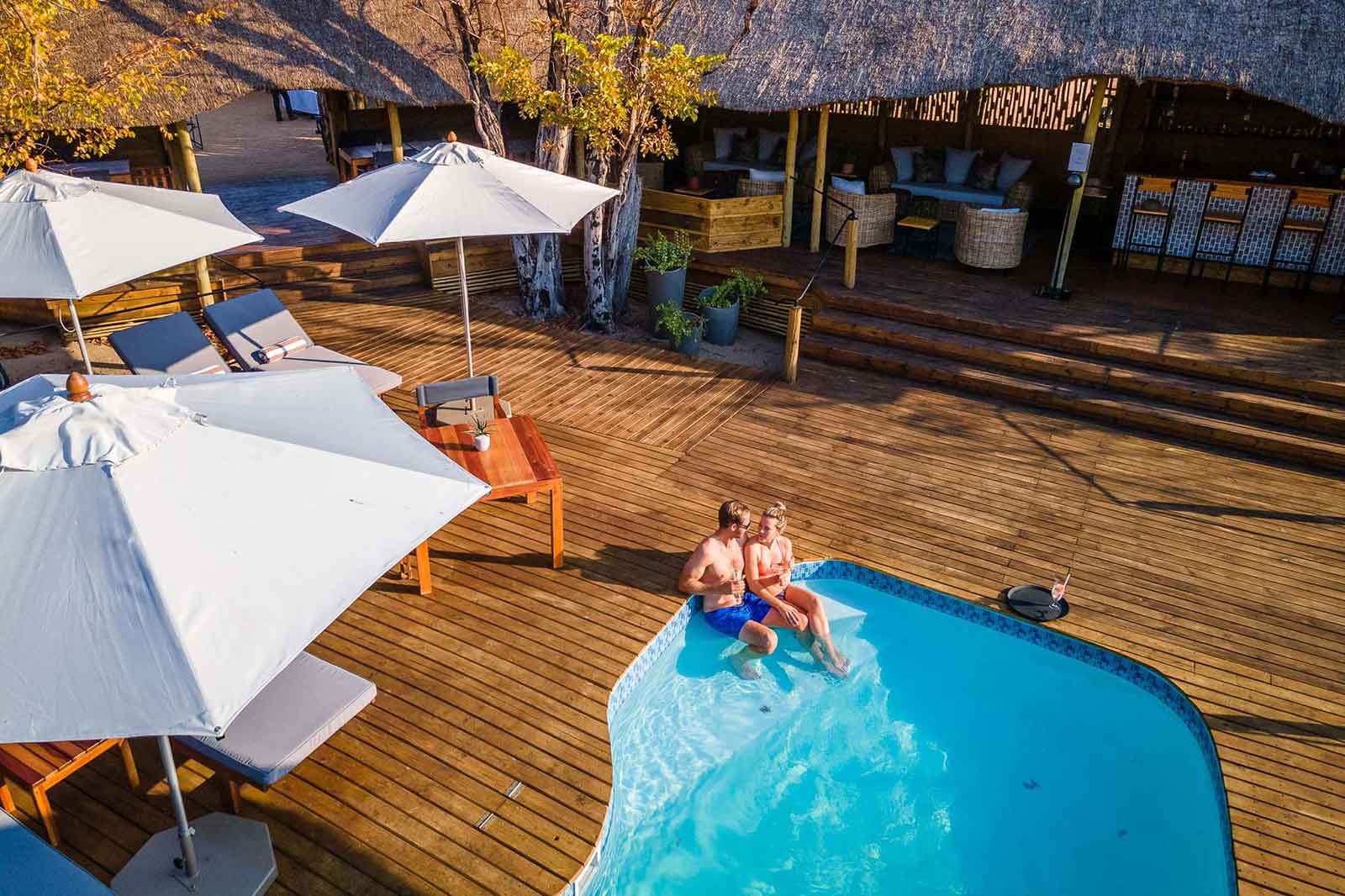 Mankwe Tented Retreat Pool Deck
