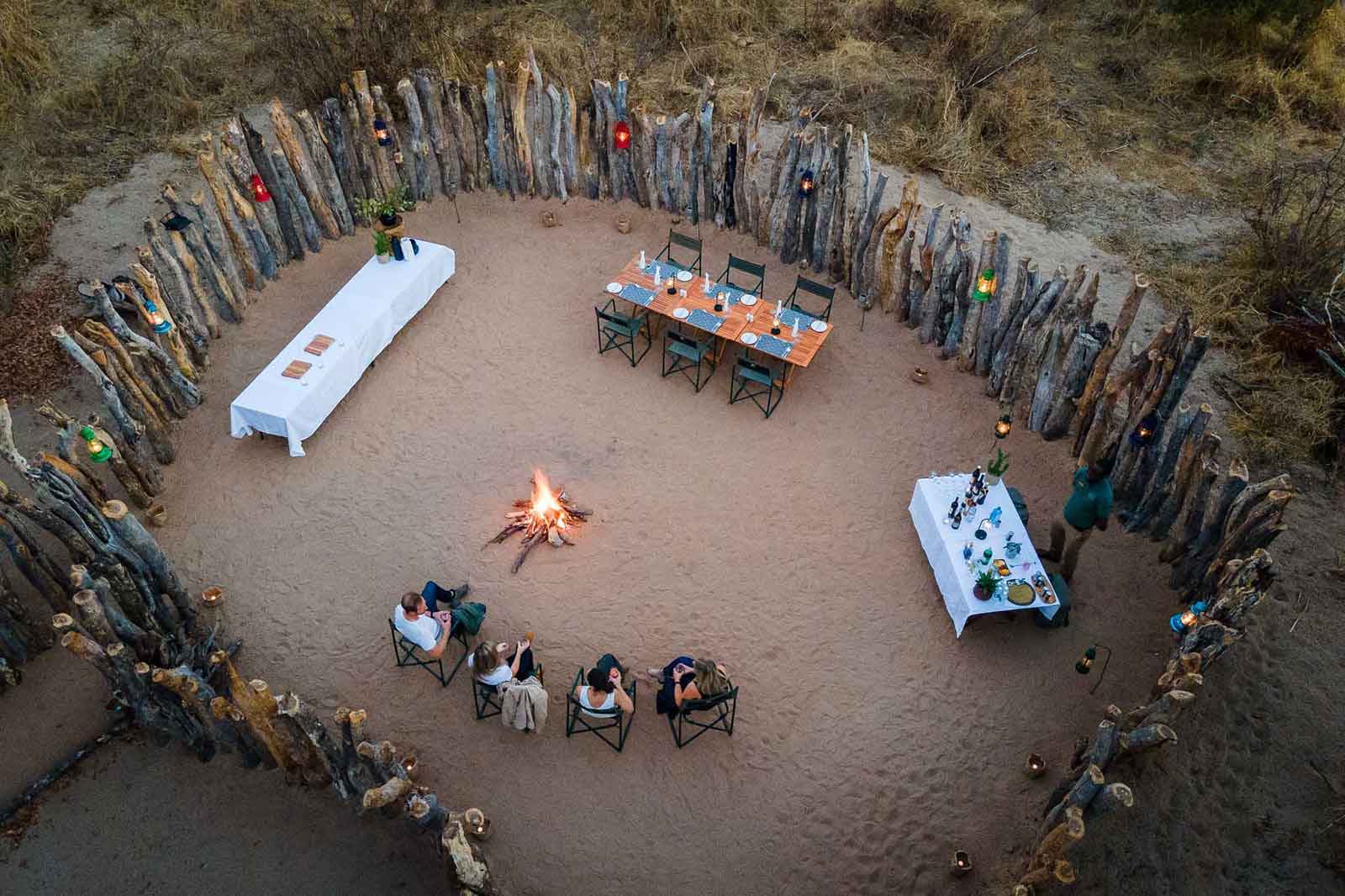 Safari Boma Area at Mankwe