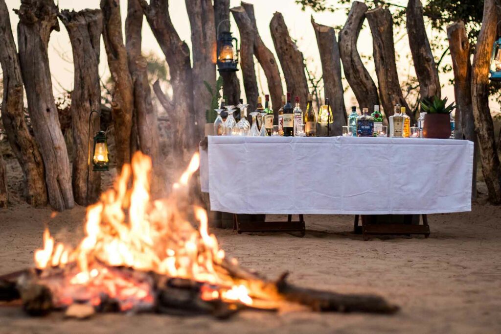 Roaring Fire in Mankwe's Boma