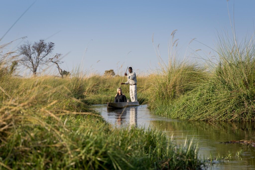 Mokoro in Okavango Delta