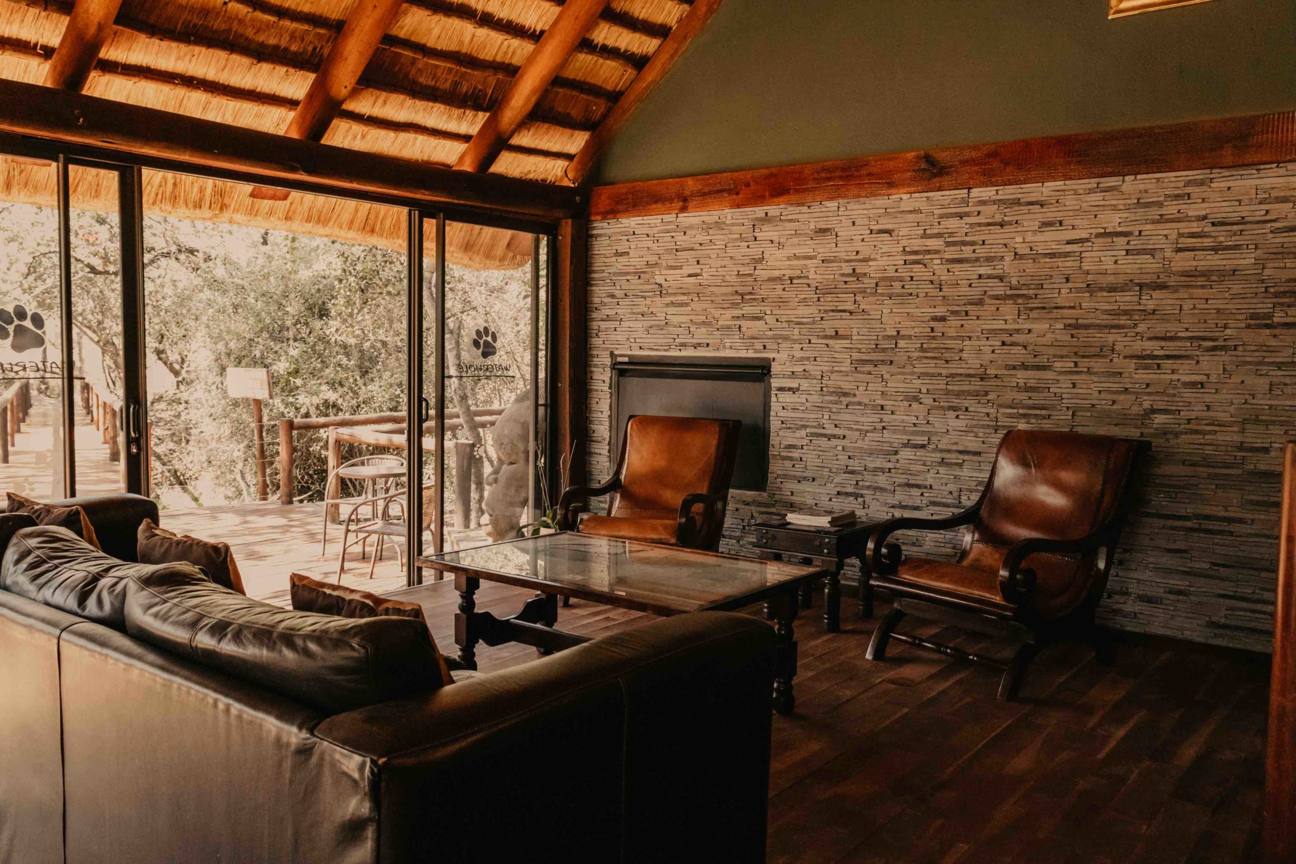 Lounge at Panzi Lodge