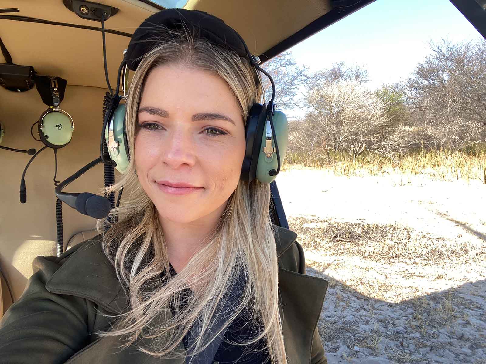 Chelsea Lee at Boteti