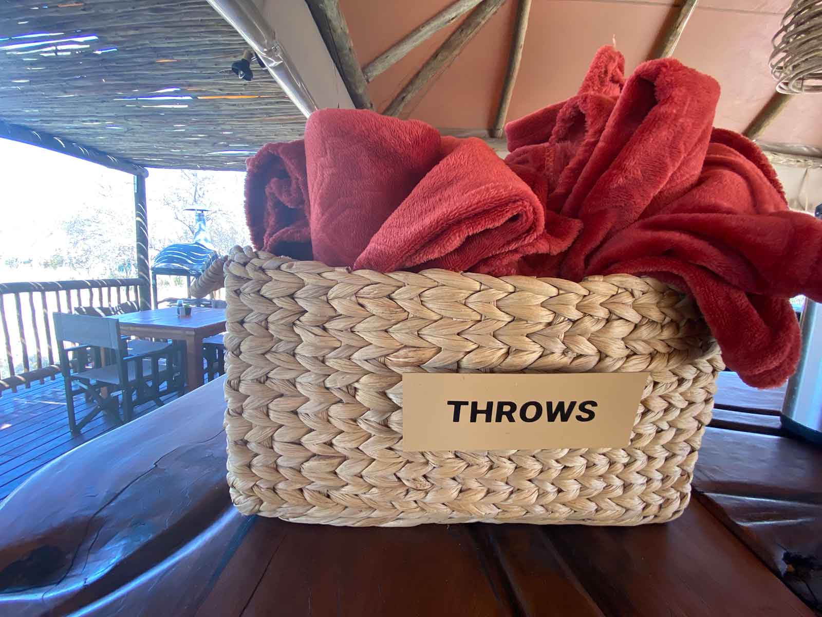 Towel Basket at Boteti