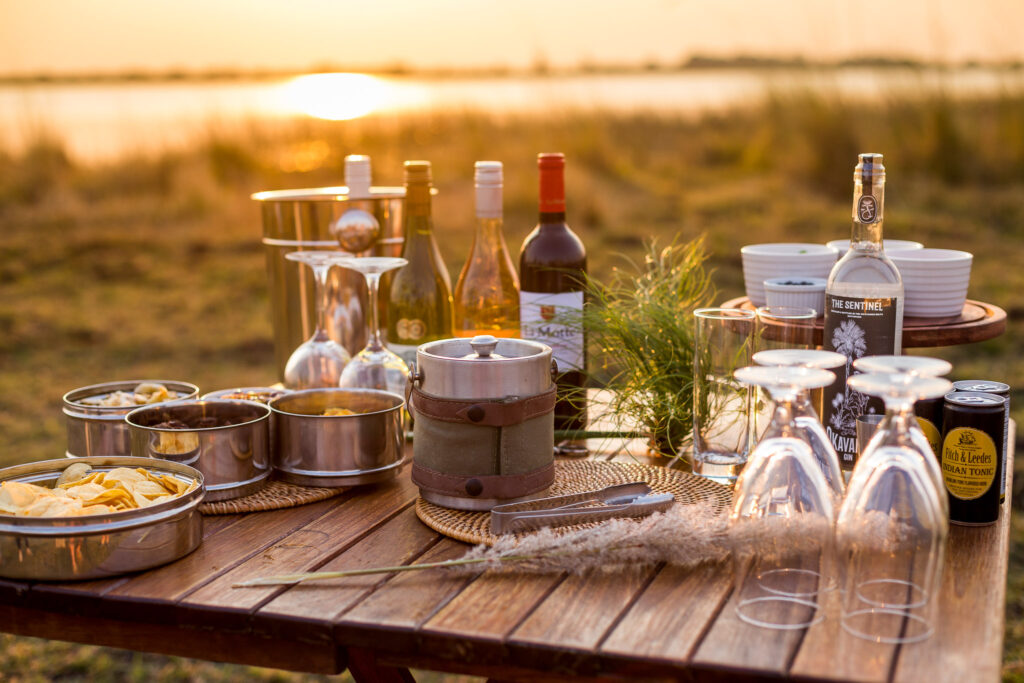 Sunsets in the Okavango Delta