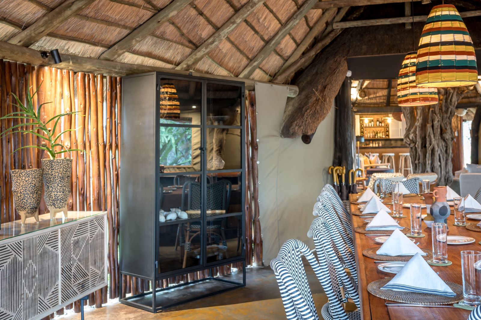 Africa on Foot Dining Area
