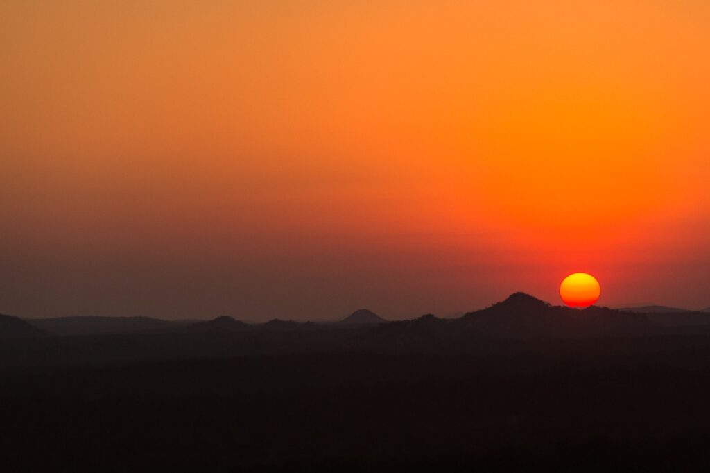 African sunset