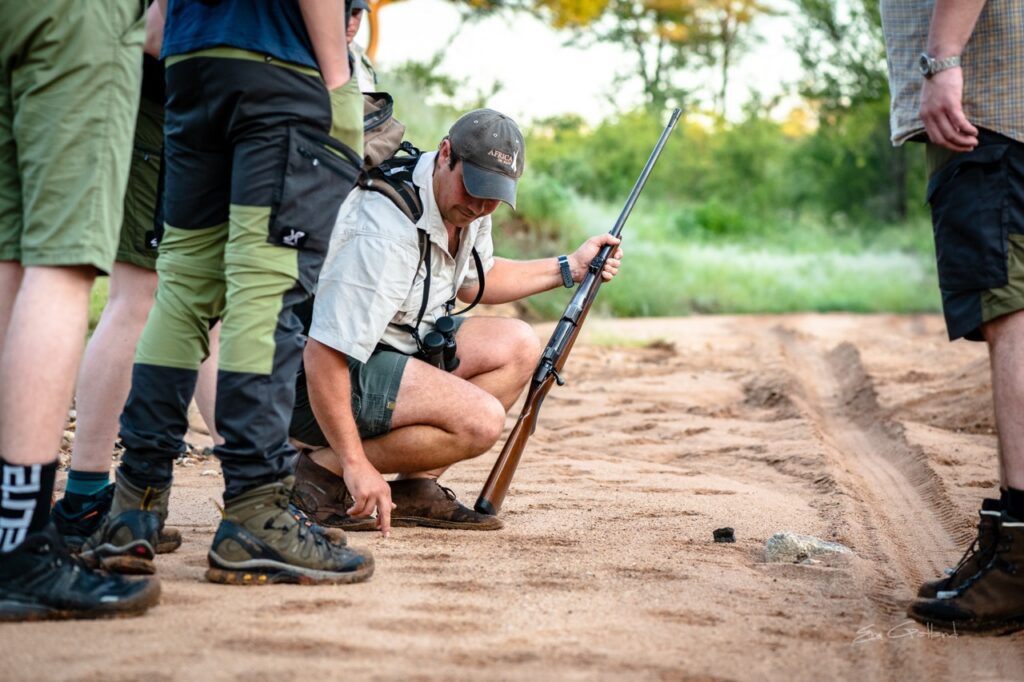 Guiding at Chacma Bush Camp