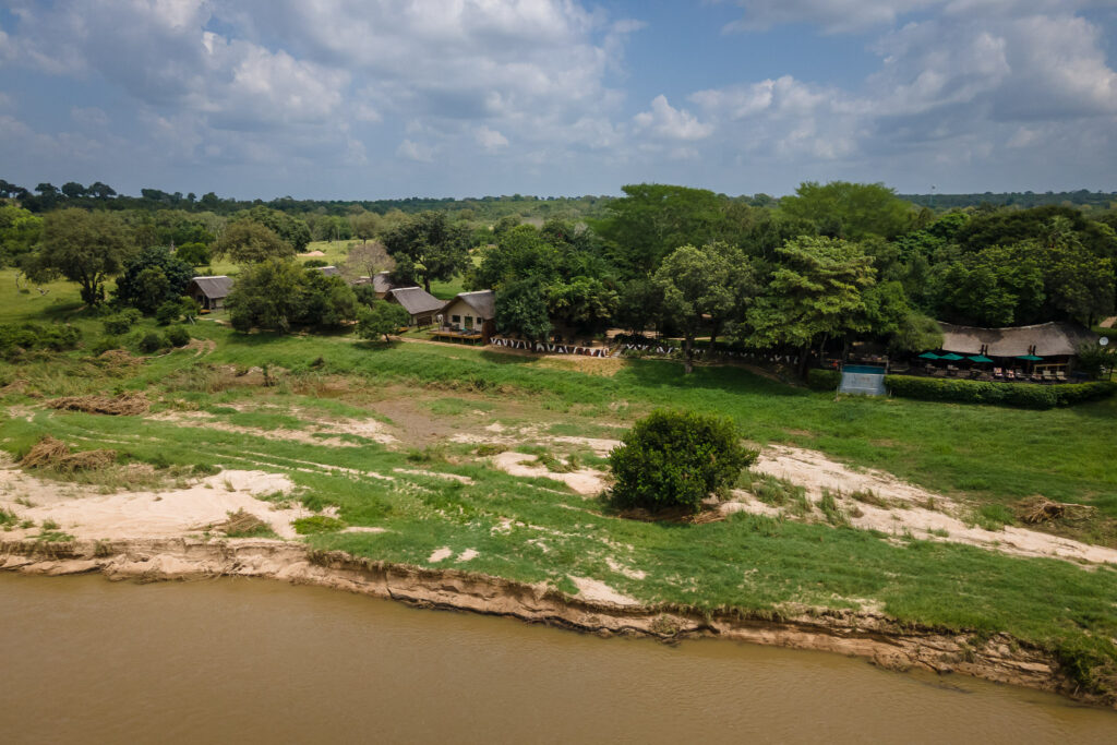 Umkumbe safari lodge aerial view